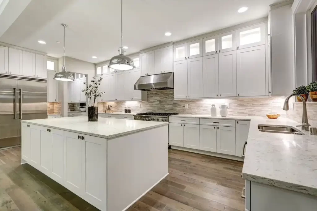 High-quality semi-custom kitchen cabinets installed in a Largo FL home.