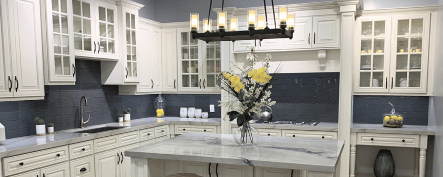 High-quality semi-custom kitchen cabinets installed in a Largo FL home.